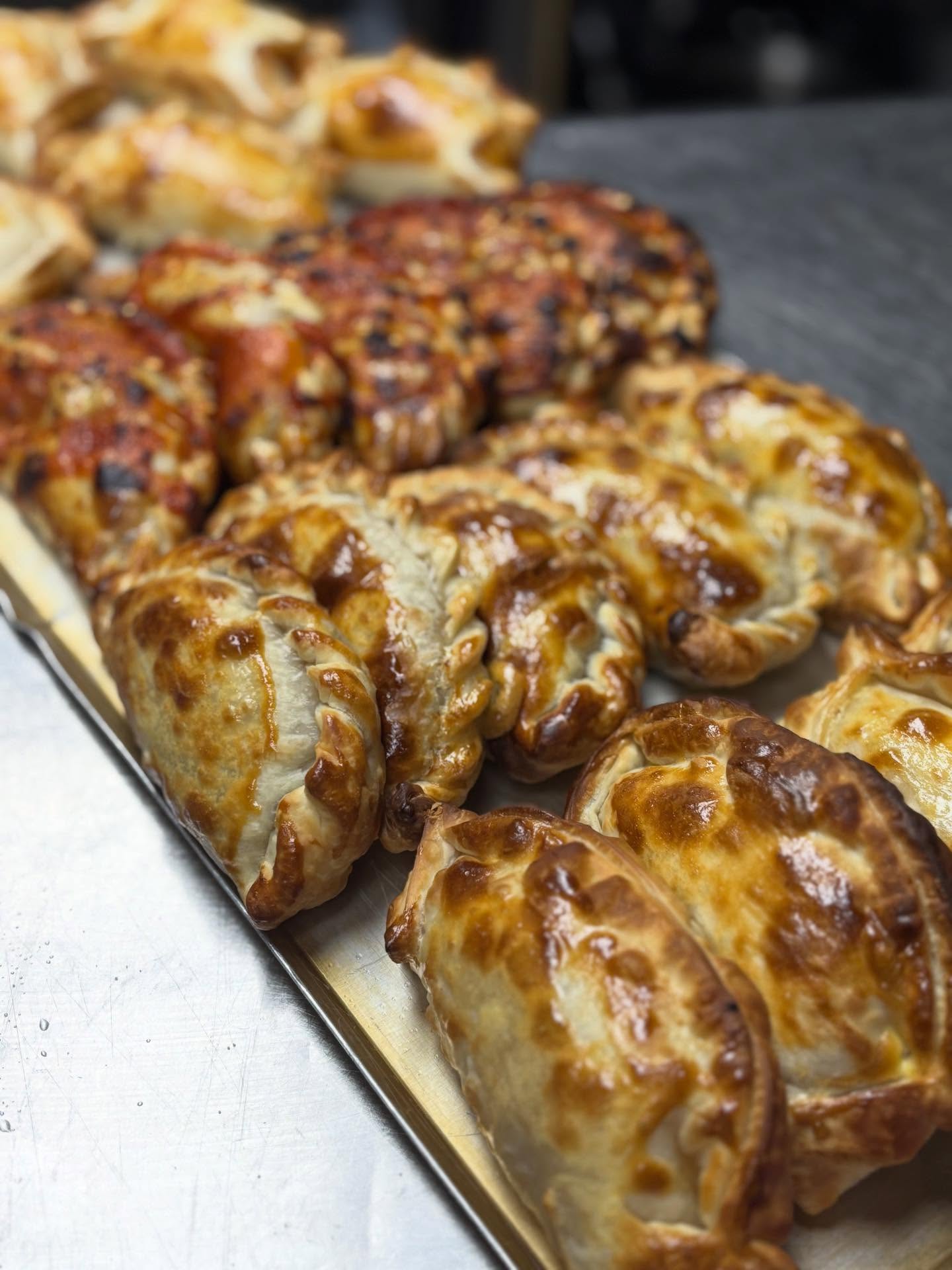 Golden-baked empanadas with a crisp flaky crust